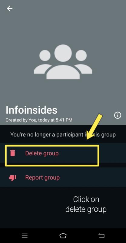 How to delete a WhatsApp group for everyone
