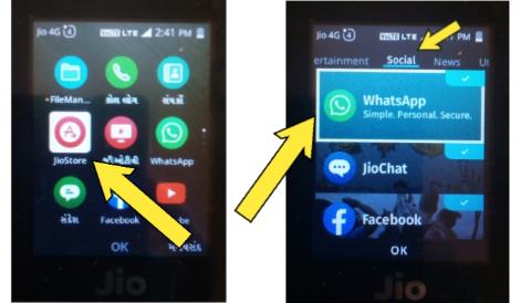 How to update WhatsApp in Jio phone