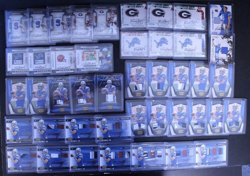 Matthew Stafford 397 Autograph Auto RC Rookie Card lot